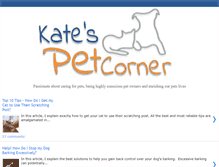 Tablet Screenshot of katespetcorner.com
